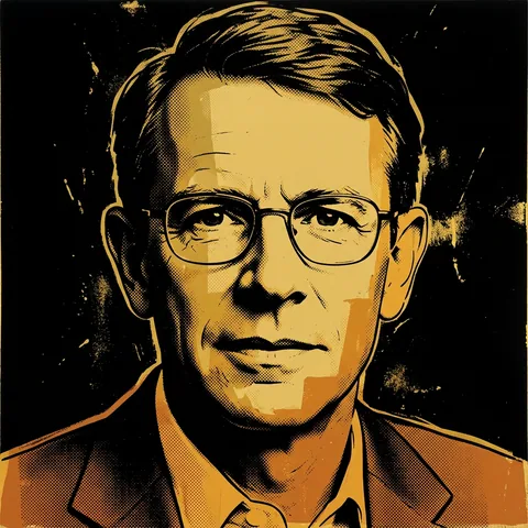 Framed portrait of John Doerr