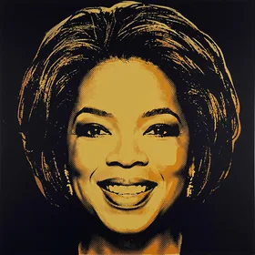 Framed portrait of Oprah Winfrey