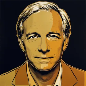 Framed portrait of Ray Dalio