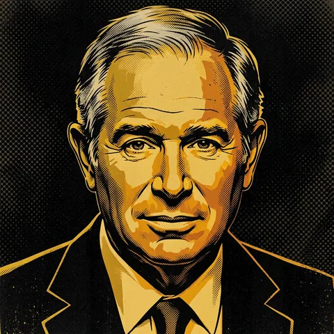Framed portrait of Stephen Schwarzman