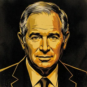 Framed portrait of Stephen Schwarzman